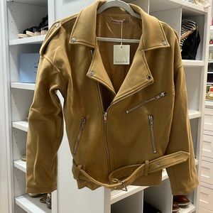 Brand new brown jacket.